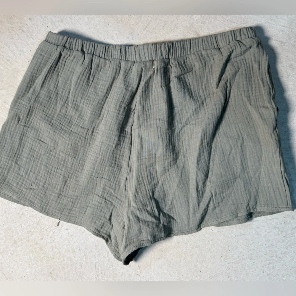 Set of 3 Pairs Shorts Jessica Simpson Ultra Flirt Purple Gray Green Large L 31 - Picture 7 of 9